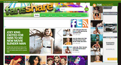 Desktop Screenshot of gallery.fansshare.com
